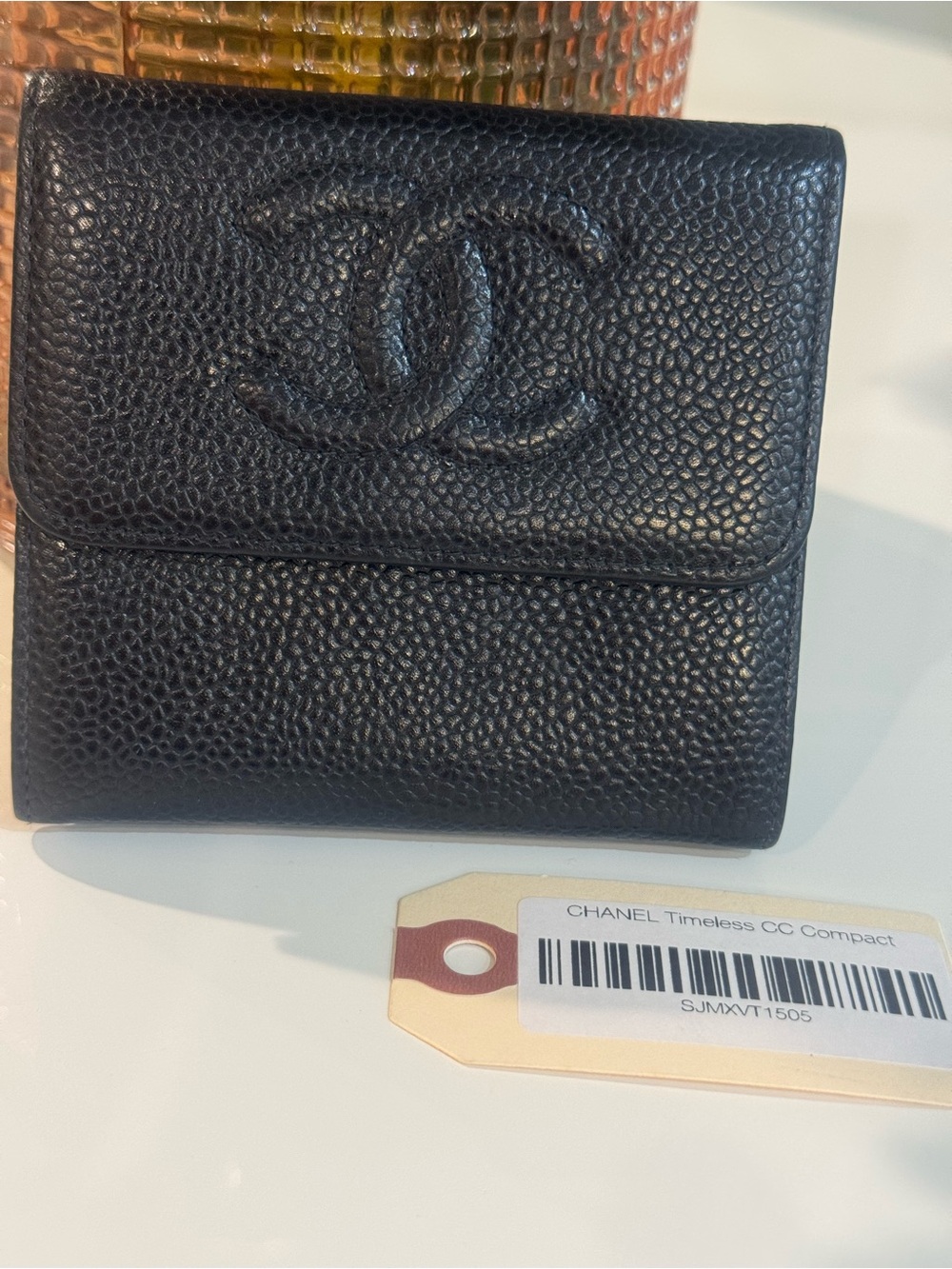 CHANEL Timeless CC Caviar Trifold Wallet – Black

Authentic Vintage